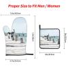 Pelican on Wood Bridge Oven Mitts & Pot Holder Set, 3-Piece view 4