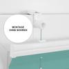 Pleated Blind Without Drilling 45 x 230 cm – Turquoise – Clip-On view 2