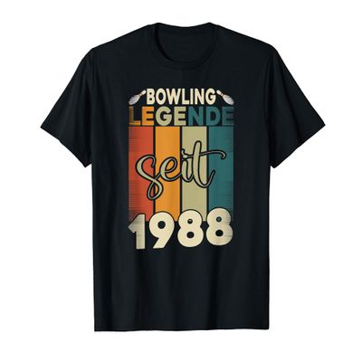 Men's Bowling Legend Since 1988 Birthday T-Shirt