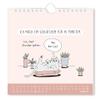 The Early Bird Can Take a Hike - 2024 Postcard Calendar - Grafik Werkstatt - Wall Calendar - Monthly Planner with Postcards - 16 x 17 cm view 2