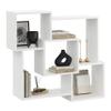 KUBUTKU Wall Shelf 91 x 98 x 18 cm, White view 1