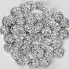 HIROYI 100 Flat-Back Resin Rhinestones for Hair Accessories, DIY Earrings, Studs, Brooches and Bows view 3