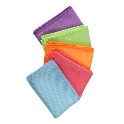 Healeved Absorbent Dish Towels, 5 Pieces, Superfine Fibers, Random Color