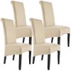 XL Stretch Suede Chair Covers, Khaki, 8 Pieces view 1
