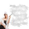 Deno White Feather Boa, 2 m Long, for Women and Girls view 1