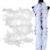 Deno White Feather Boa, 2 m Long, for Women and Girls view 2