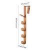 KLOVA Over-the-Door Hook Rack with 5 Hooks view 4