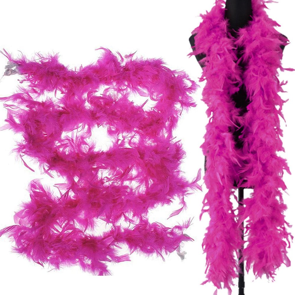 Miake Pink Feather Boa, 2 m