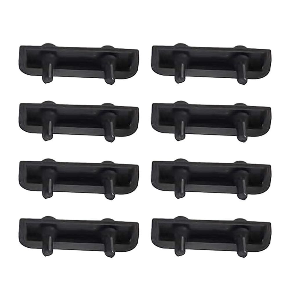 Air Fryer Rubber Bumpers, Scratch-Resistant Tray Protectors, 8-Piece