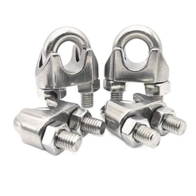 RAAMKA Wire Rope Thimbles, U-Type, M8, 10-Pack, Stainless Steel