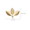 Warmhm 20-Piece DIY Copper Unfinished Leaf Pieces for Crafts, Wedding and Home Decorations view 2