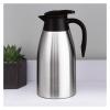 2 L Stainless Steel Vacuum Thermos Carafe, Silver view 1
