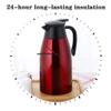 2 L Stainless Steel Vacuum Thermos Carafe, Silver view 2