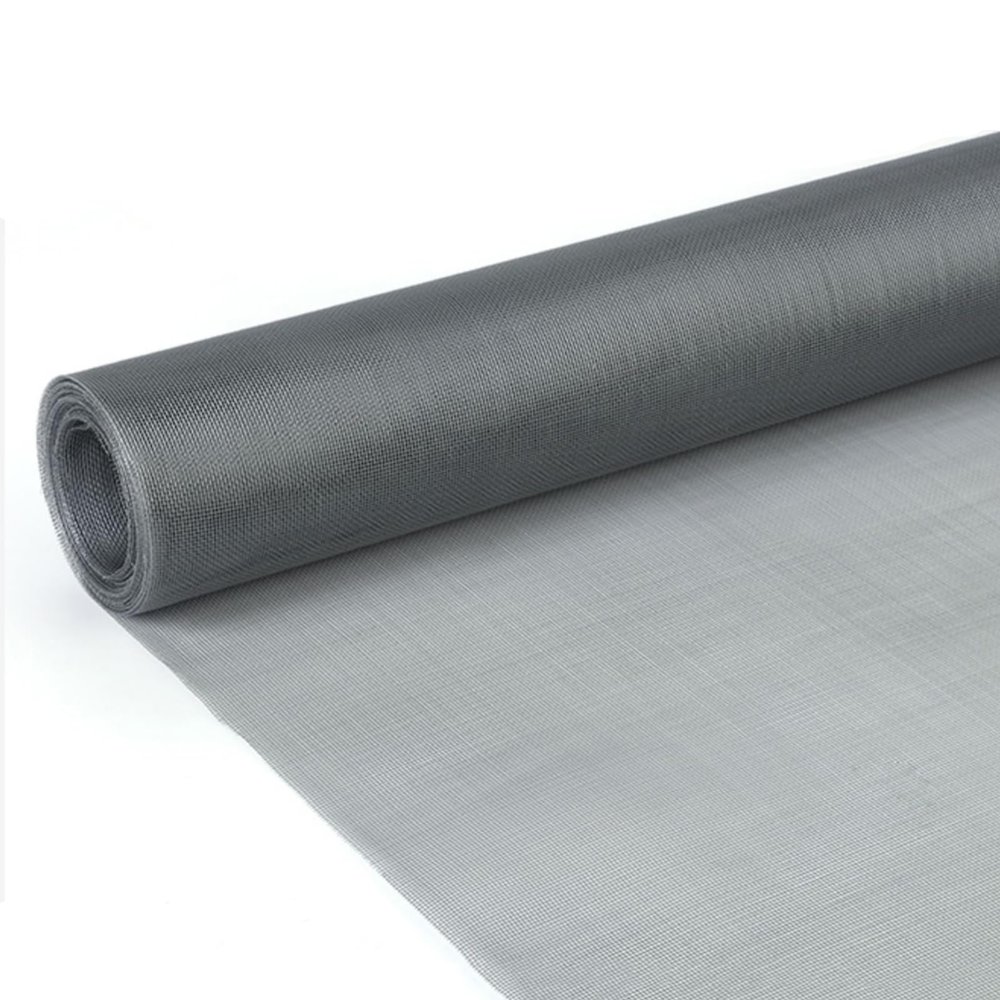 Timizi Insect Screen Mesh 1.2 x 7.5 m, Anthracite Fiberglass Mesh for Windows, Balcony and Patio Doors