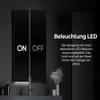 FORAM LED Bathroom Mirror, 160 x 50 cm, Frameless view 3