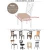 ELYSYSRL Stretch Dining Chair Seat Covers, Washable Spandex, 8 Pieces, Color #26 view 2