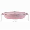 Sally's Alime Cast Iron Roaster (Silky Pink) view 3