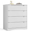 Bealife White Dresser with 4 Spacious Drawers view 1