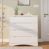 Bealife White Dresser with 4 Spacious Drawers view 2