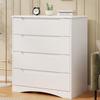 Bealife White Dresser with 4 Spacious Drawers view 4
