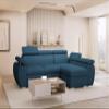 Mirjan24 Boston Mini Premium Corner Sofa Bed, Corduroy, Right Side view 2