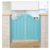 Heavy-Duty Wooden Saloon Swing Door, Double-Action Self-Closing Hinges, W85 x H80 cm (33.46 x 31.49 in) view 1