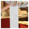 Luxury Beaded Curtain with Glitter, Pink, 100 x 200 cm view 2