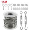 15 m/30 m PVC-Coated Stainless Steel Cable Railing Kit with Turnbuckles view 4