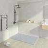 KOES INDO Resin Shower Tray, 80 x 140 cm, Misty Blue RAL 7040 view 2