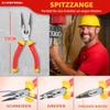 KapStrom 3-Piece Insulated Electrician’s Pliers Set, VDE-Tested view 3