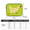 Printed Animal Farm Laptop Sleeve, Shock-Resistant, 12 in view 4