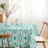Martina Home Islands Resin-Coated Tablecloth, Round, 140 cm, Turquoise view 1