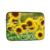 Laptop Sleeve with Sunflower Plant Print, Shock-Resistant Protective Case for Notebooks, 10 in (25.4 cm) view 1