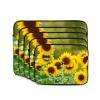 Laptop Sleeve with Sunflower Plant Print, Shock-Resistant Protective Case for Notebooks, 10 in (25.4 cm) view 2