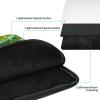 Laptop Sleeve with Sunflower Plant Print, Shock-Resistant Protective Case for Notebooks, 10 in (25.4 cm) view 3