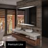 FORAM Bathroom Mirror with LED Lighting, 110 x 80 cm, Made to Order, Frameless view 2