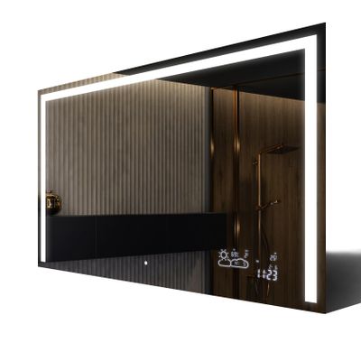 FORAM LED Bathroom Mirror with Lighting, 140 x 80 cm, Frameless