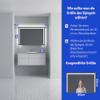 FORAM LED Bathroom Mirror with Lighting, 140 x 80 cm, Frameless view 2