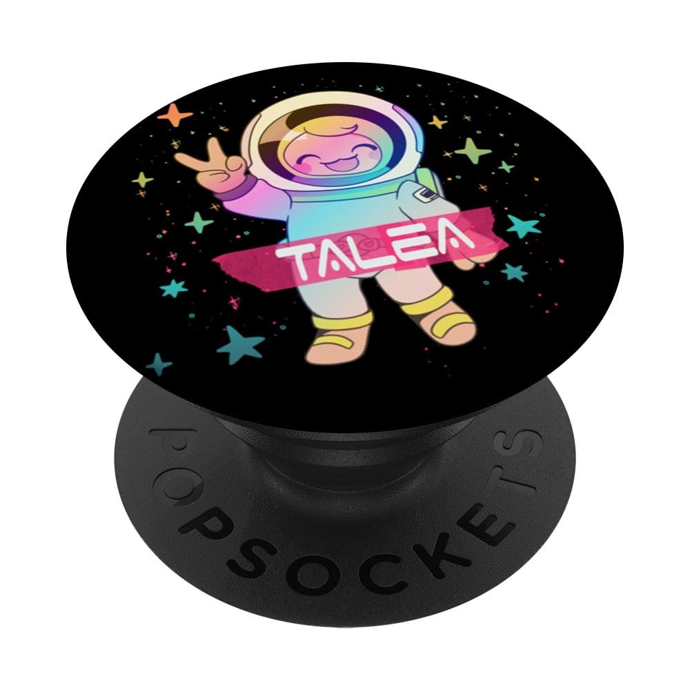 TALEA – Girl's Name with Astronaut PopGrip