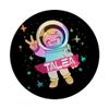 TALEA – Girl's Name with Astronaut PopGrip view 3