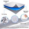 Leju Art Waterproof Garden Furniture Cover, 390 x 220 x 100 cm, Rectangular, 420D Oxford Fabric, Silver Gray view 3