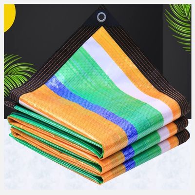 Thickened Transparent Waterproof Multi-Purpose Cargo Tarp, 4 x 15 m, Multicolor