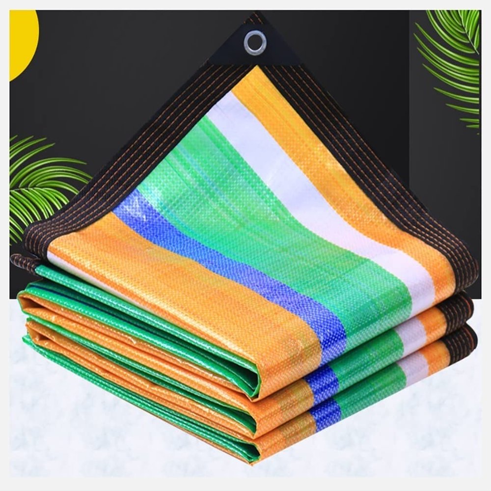 Thickened Transparent Waterproof Multi-Purpose Cargo Tarp, 4 x 15 m, Multicolor
