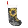 FRESQA Christmas Stocking with "You Are My Sunflower" Text view 2