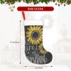 FRESQA Christmas Stocking with "You Are My Sunflower" Text view 4