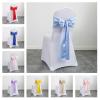 Stretch Chair Sashes with Ring Buckles, Red, 50 pcs view 3
