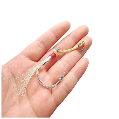 DUnLap Slow Jig Assist Hooks, Size 1/0, 20-Pack