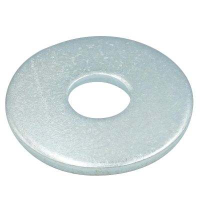 Flat Washers for Wood Construction, 13.5 mm, 40 Pieces, DIN 440 Form R, Zinc-Plated