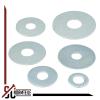 Fender Washers 4.3 x 25 x 1.25 mm (M4), 5-Pack, Zinc-Plated Steel view 4