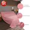 XHDZSW Furniture Dust Cover, Couch Throw and Bedspread, Pink, 3.5 x 5 m view 4